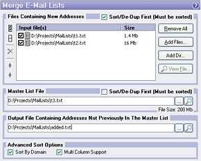 Merge E-Mail Lists